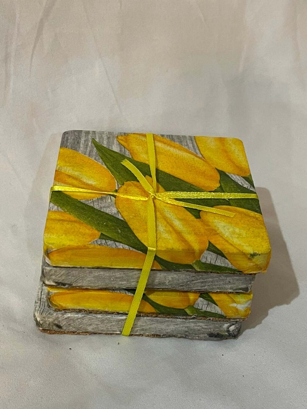 Handmade Tulip Coasters